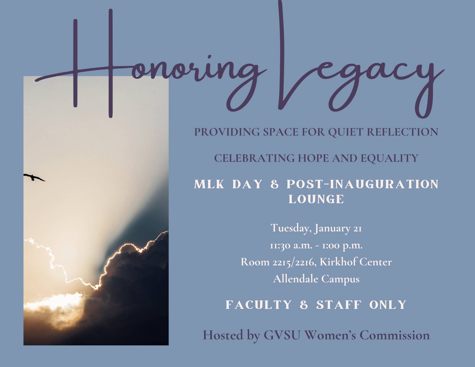 MLK Day & Post-Inauguration Lounge